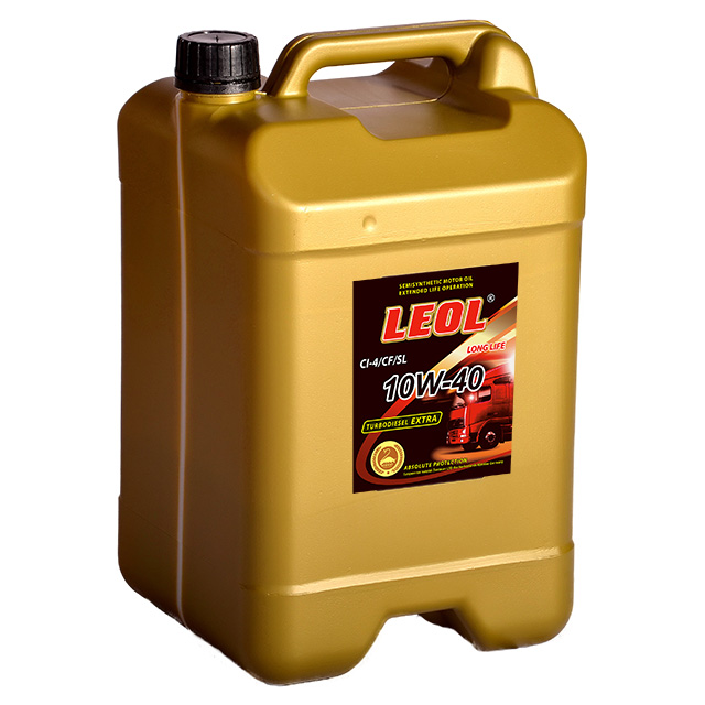 Масло TURBODIESEL SAE 10W-40 API CI-4/SL ACEA E7 ЛЕОЛ Каністра 10 л.